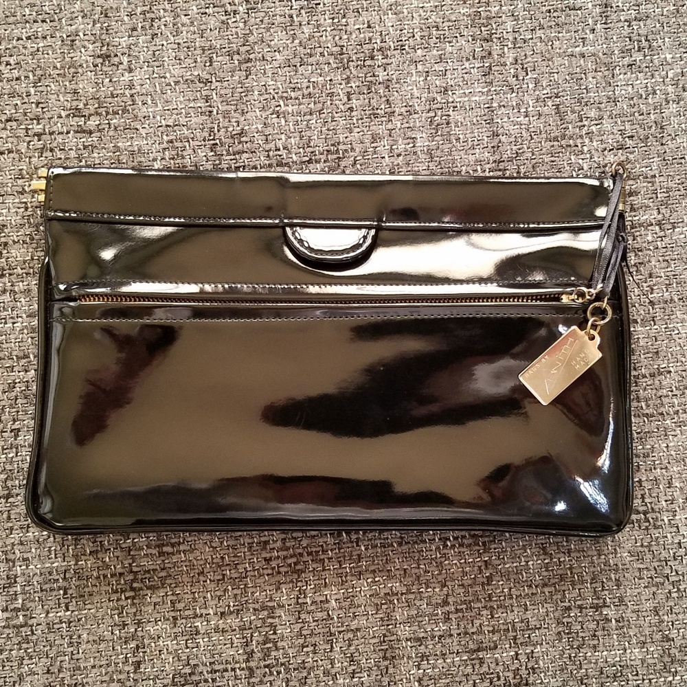 Vintage Zenith patent leather clutch